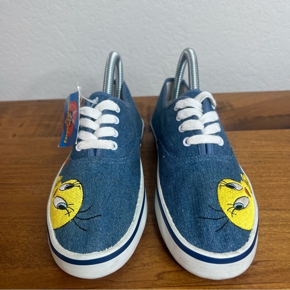 Vintage Womens Looney Tunes Tweety Canvas Tennis Shoes Sneakers Size 3 “READ - Picture 10 of 10